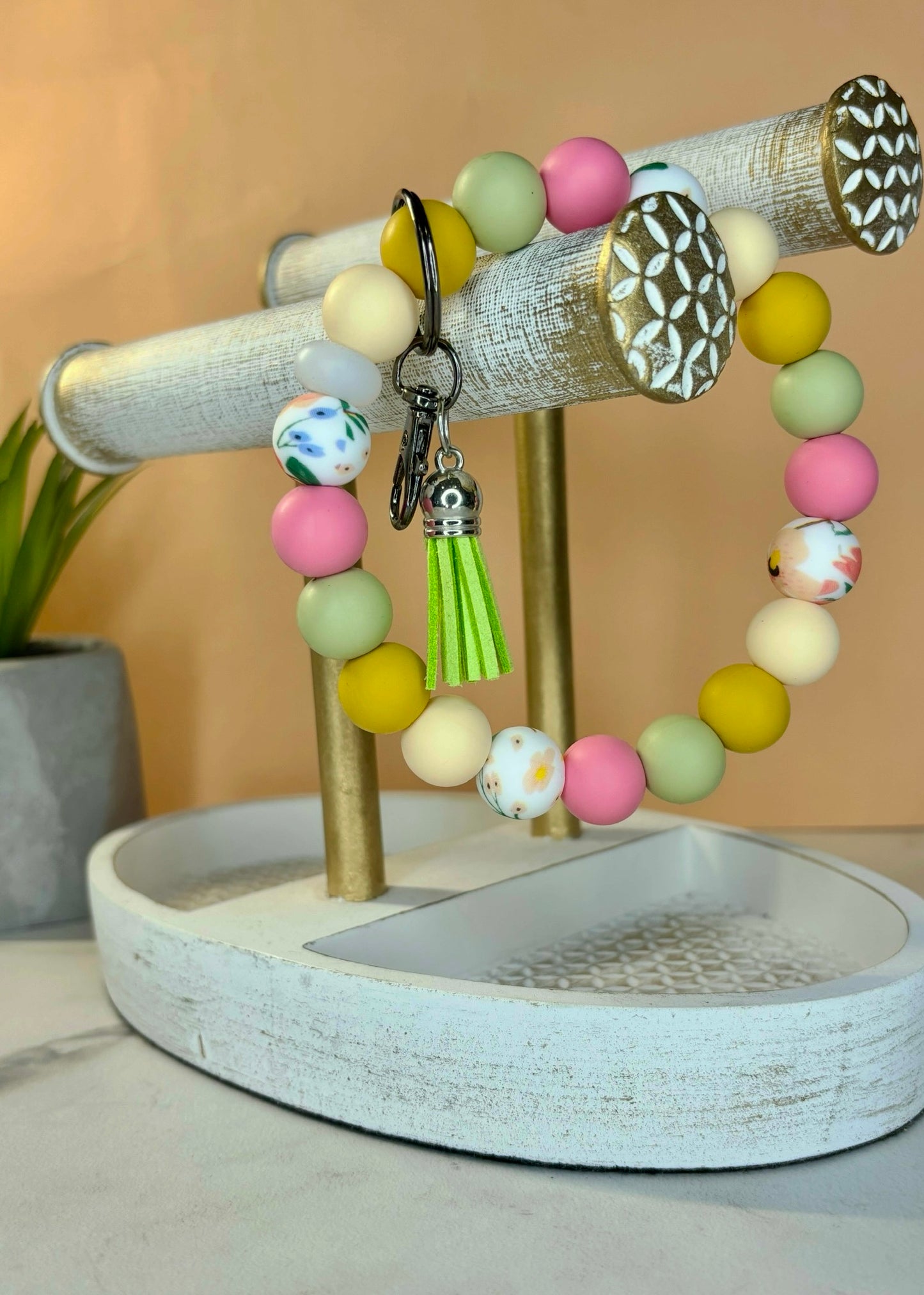 Bracelet porte clef | Pastel