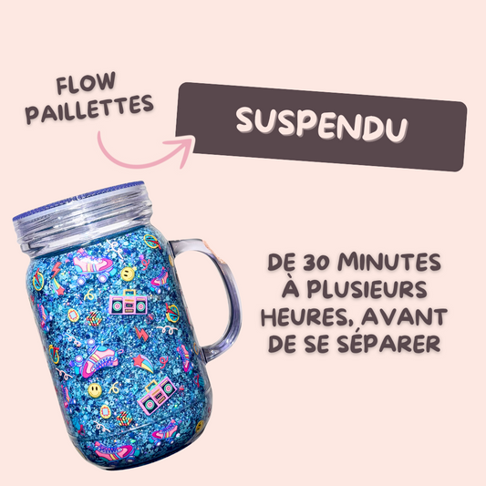 Flow paillettes suspendu
