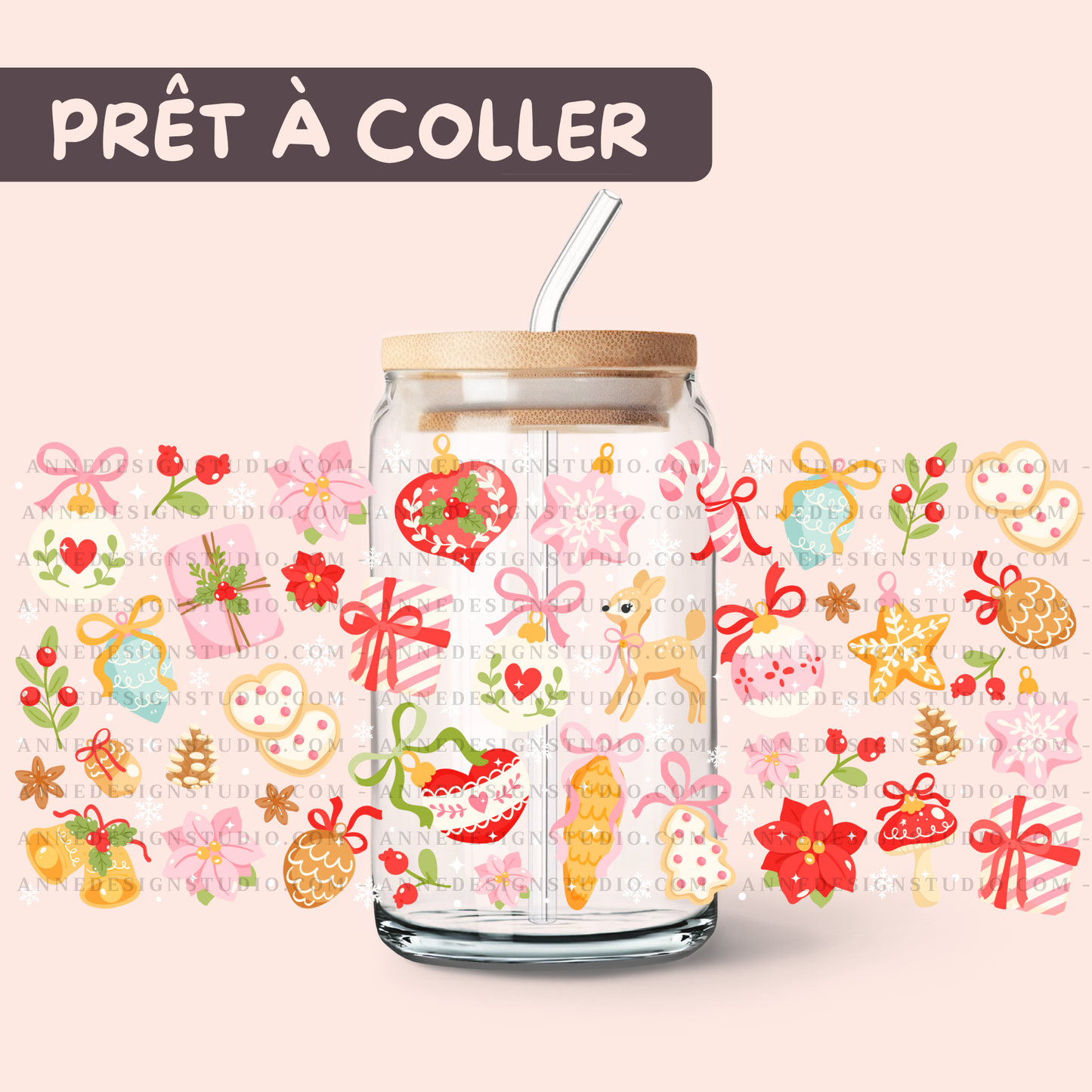 Autocollants UV DTF | Cutie ornements