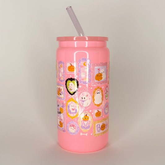 Gobelet 16oz Rose portrait boo