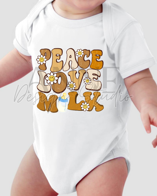 Peace Love Milk l Enfant