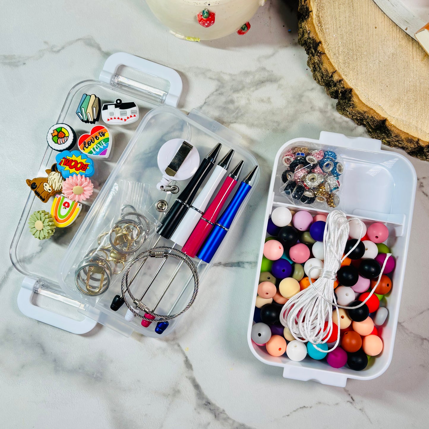 Kit DIY Créatif | Pour accessoires en perles de silicone