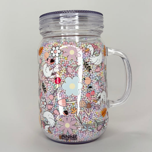 Snow globe tumbler 16oz | Oies cutes